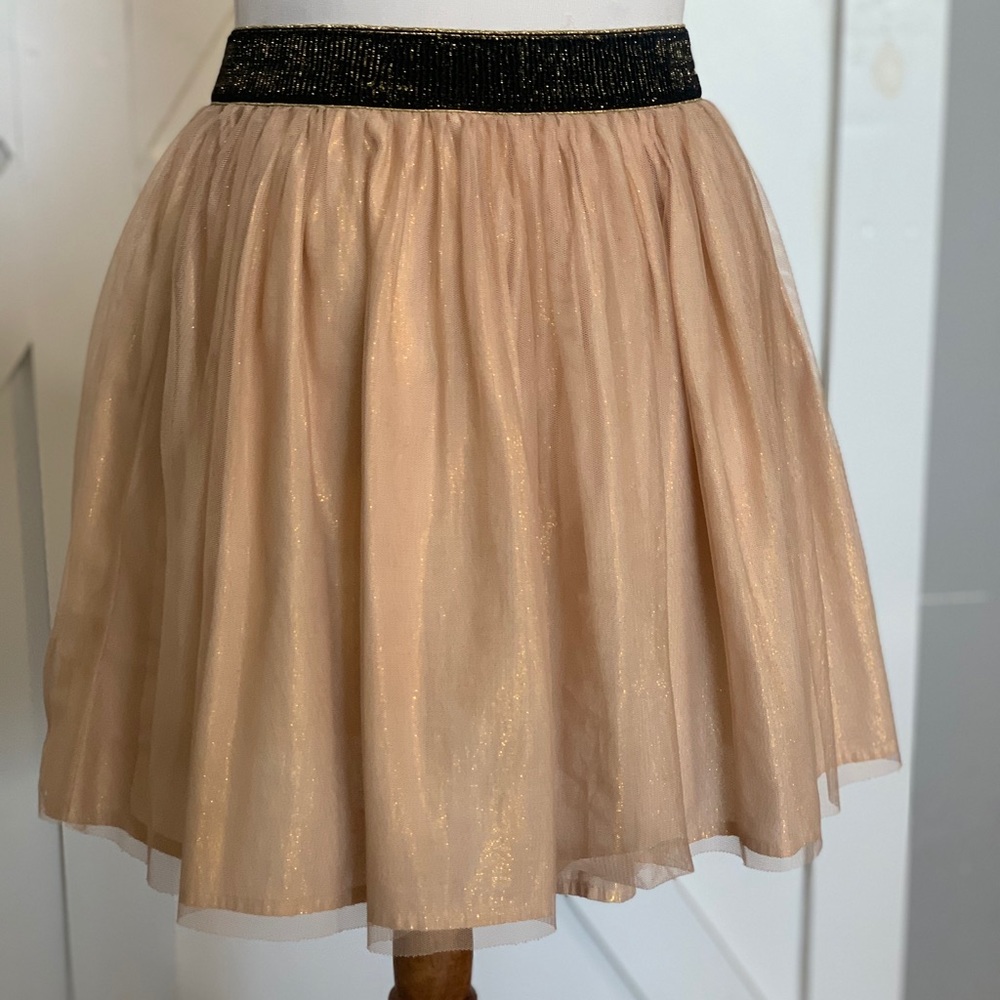 Blush pink tulle mini skirt - Picture 3 of 12